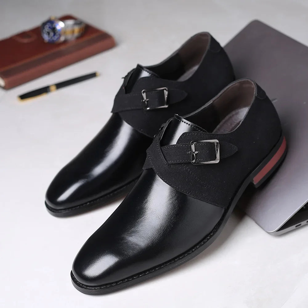 Saville Leather Shoes - Redwood Main