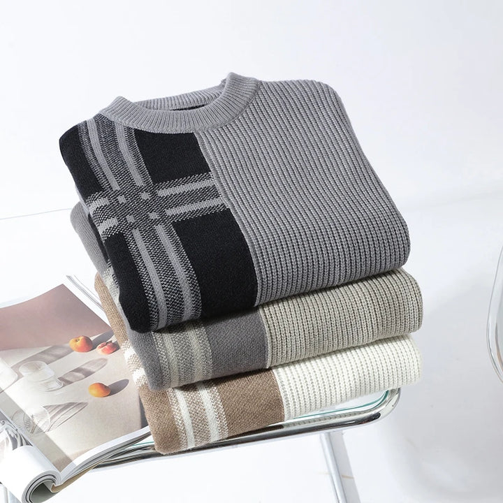 Sweter Oliver Geo Block