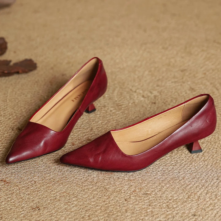 Mirelle Genuine Leather Heels