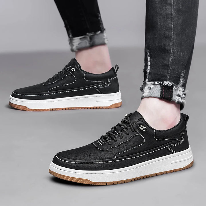 Cooper One Leather Shoes - Redwood Main