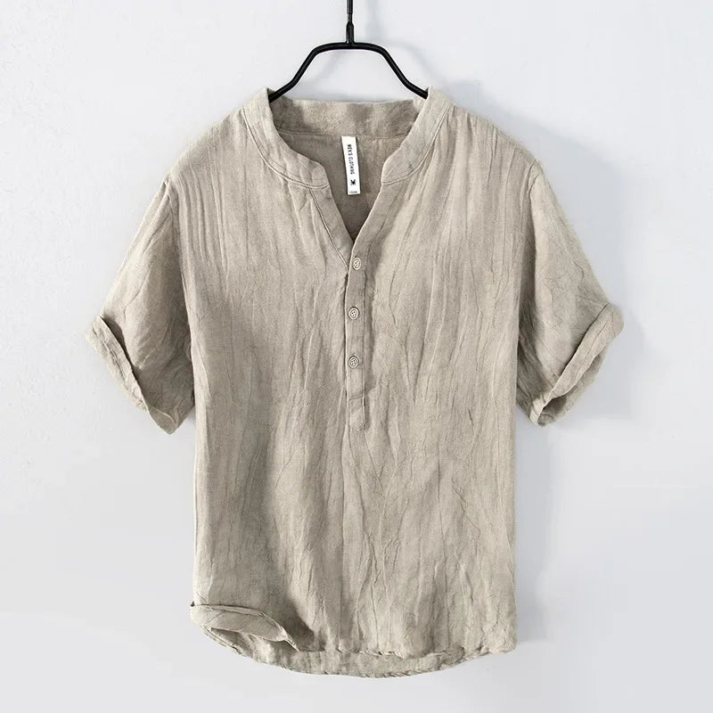 Nordivo Linen Shirt - Redwood Main