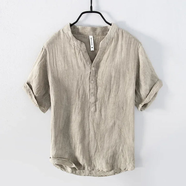 Nordivo Linen Shirt - Redwood Main