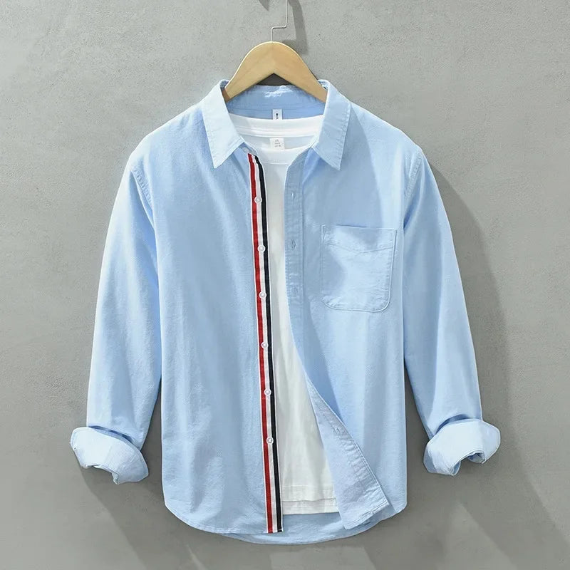 Porto Linen Shirt - Redwood Main