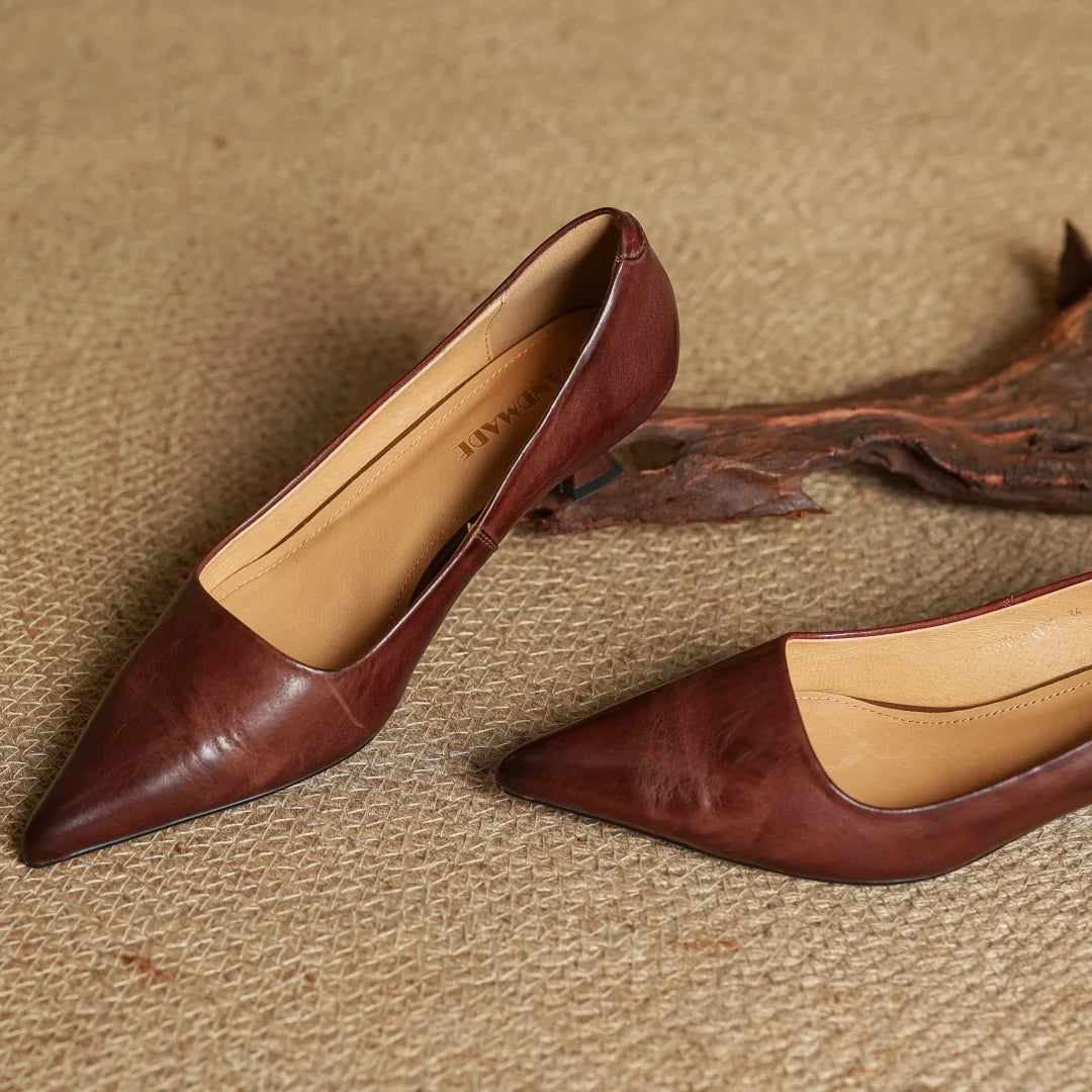 Mirelle Genuine Leather Heels