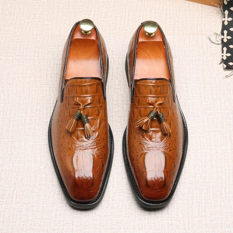 Brovani Leather Loafers