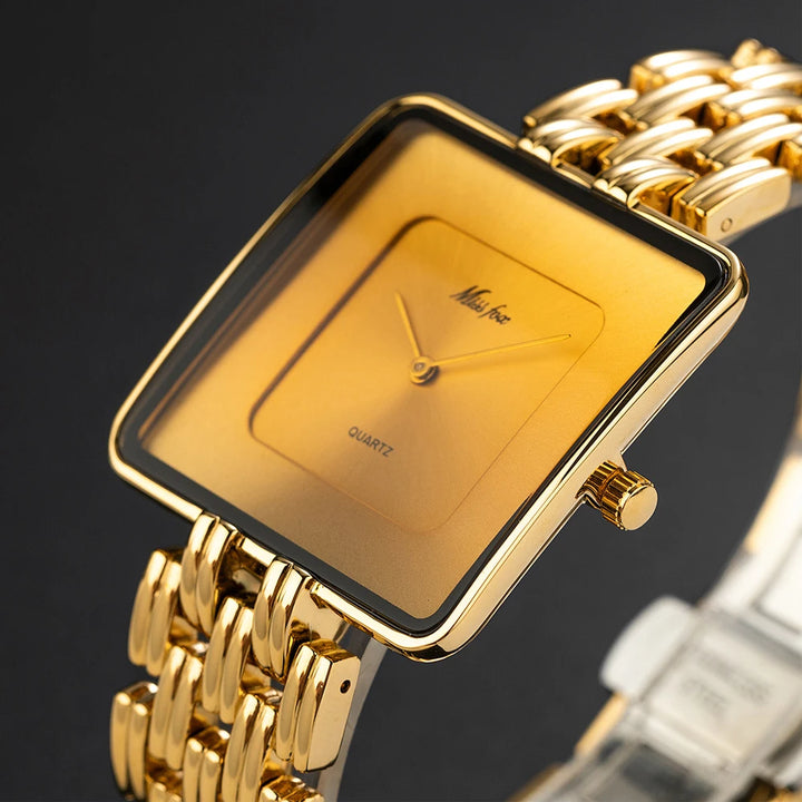 Alvero Square Watch - Redwood Main