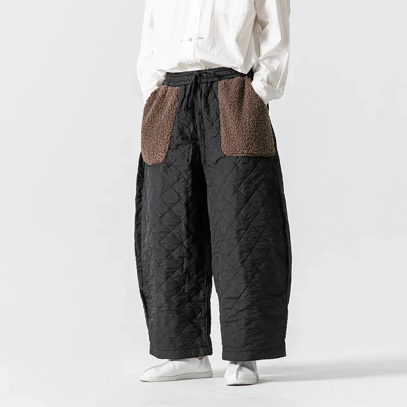 James Oversized Padded Pants - Redwood Main