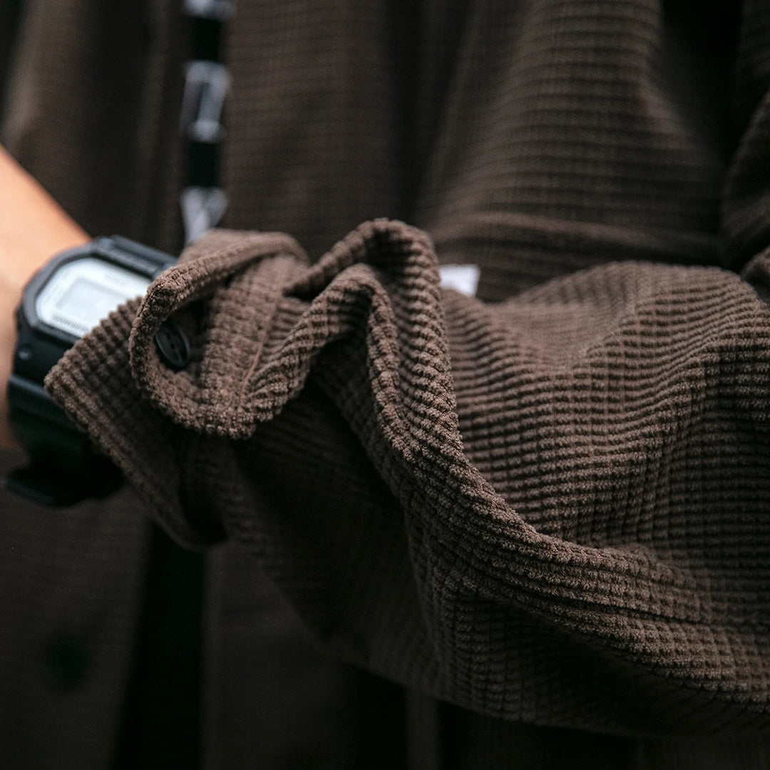 Outlander Waffle Shirt - Redwood Main