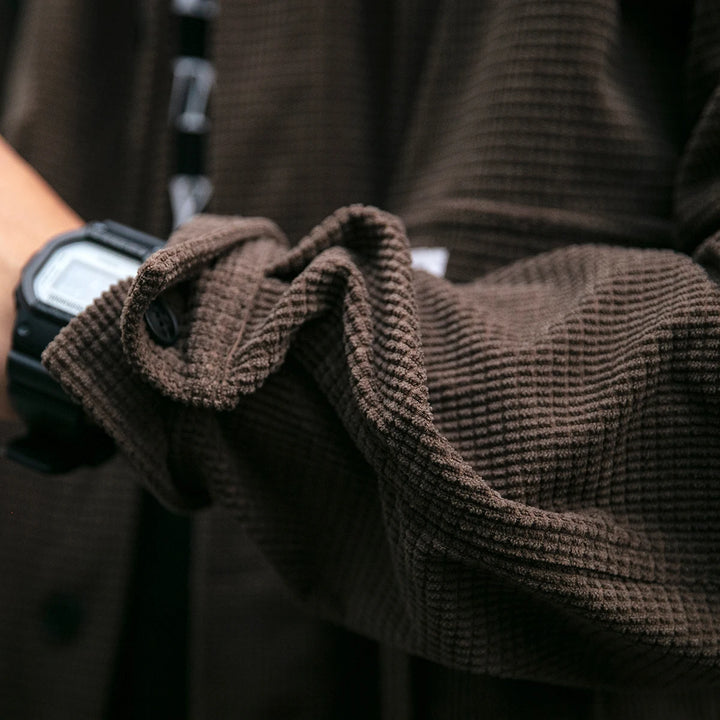Outlander Waffle Shirt - Redwood Main