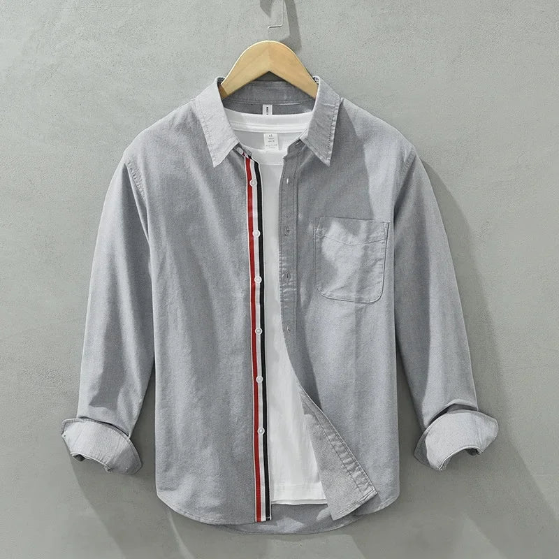 Porto Linen Shirt - Redwood Main