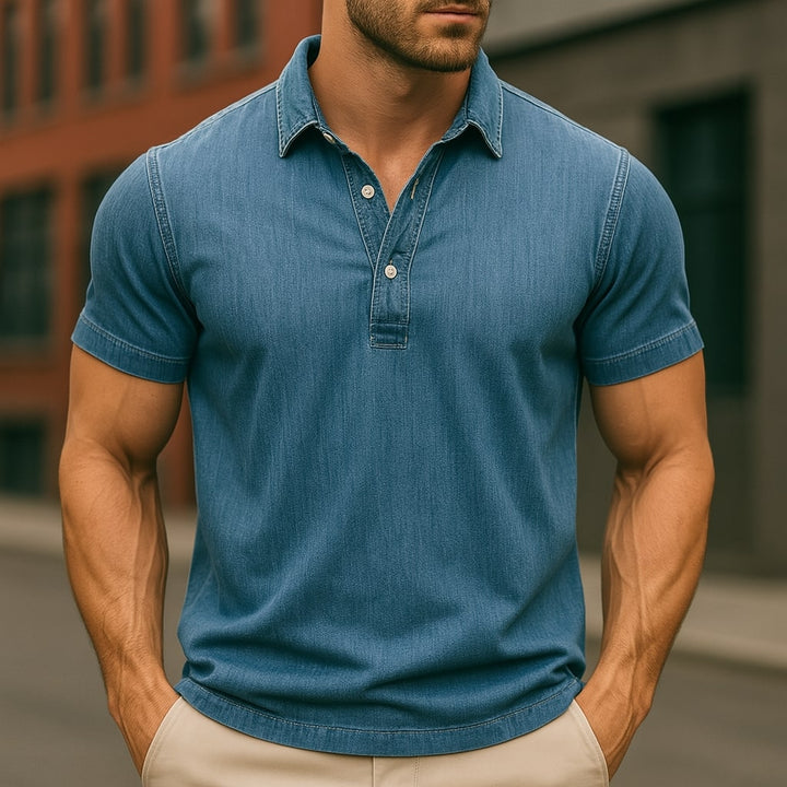 Braventi Denim Polo Shirt