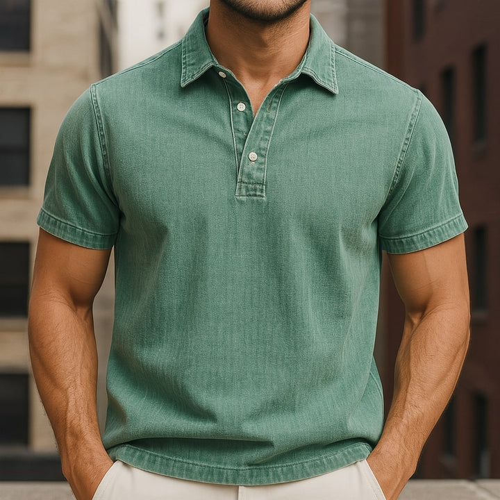 Braventi Denim Polo Shirt