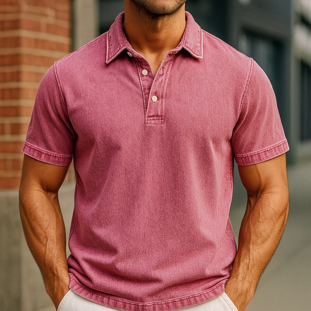 Braventi Denim Polo Shirt