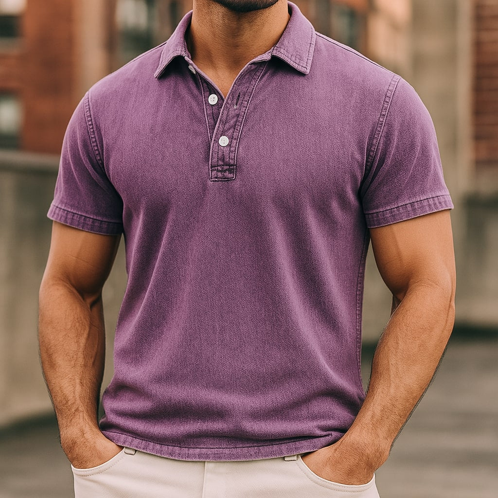 Braventi Denim Polo Shirt