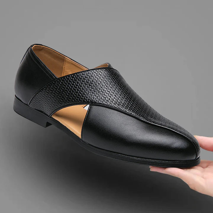 Silvano Genuine Leather Loafers - Redwood Main