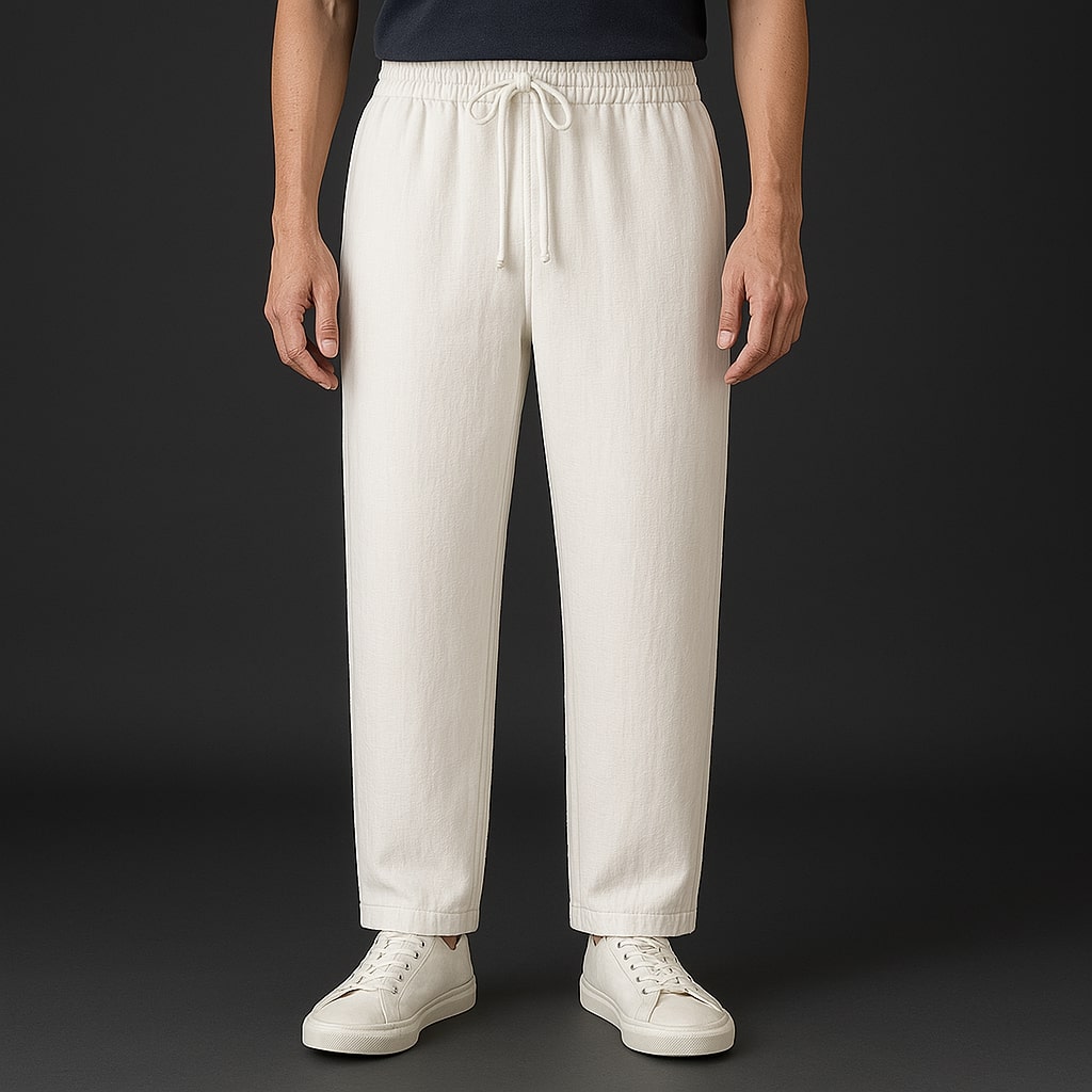 Lusso Linen Pants - Redwood Main